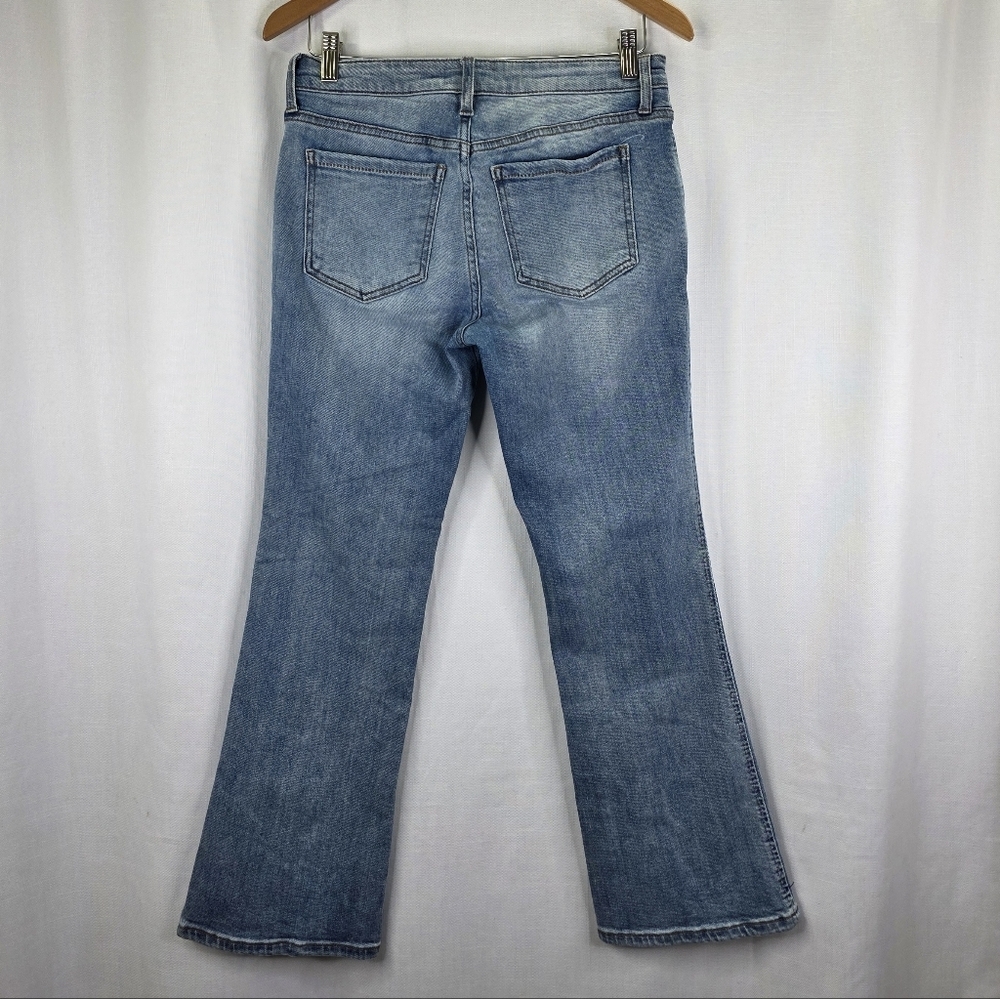 KUT FROM THE KLOTH Women's Kelsey  Ankle Flare Denim Jeans Mid Rise Size 4 - Picture 8 of 12